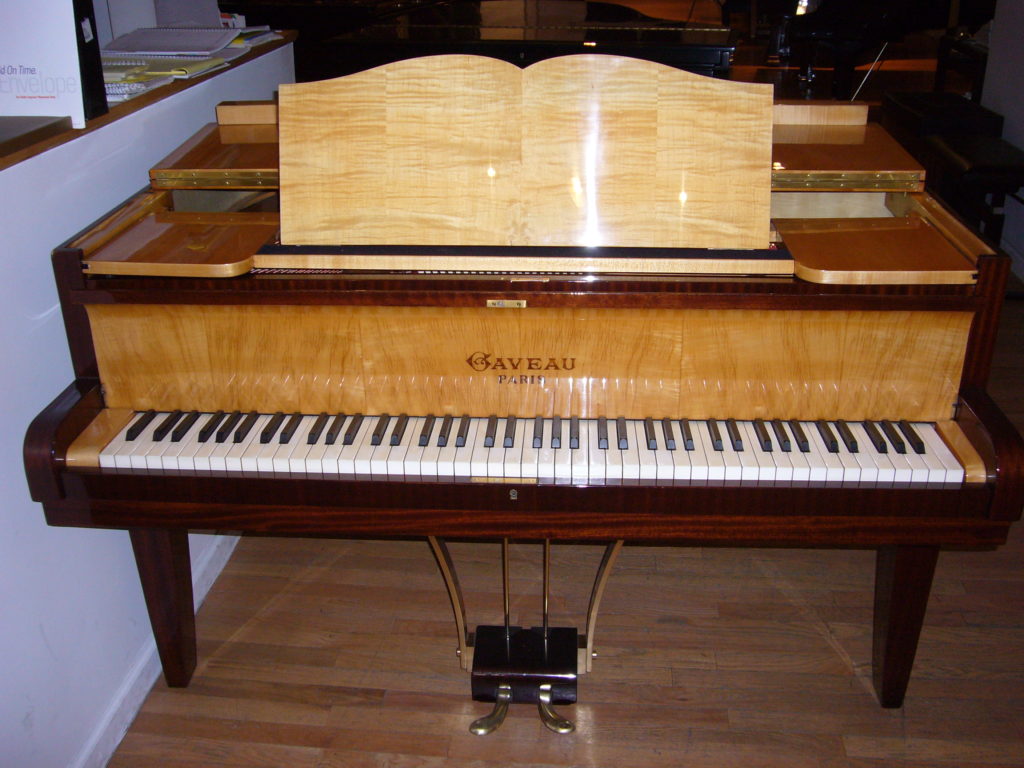 Art Deco Gaveau designed by Jacques-Emile Ruhlmann mahogany and sycamore