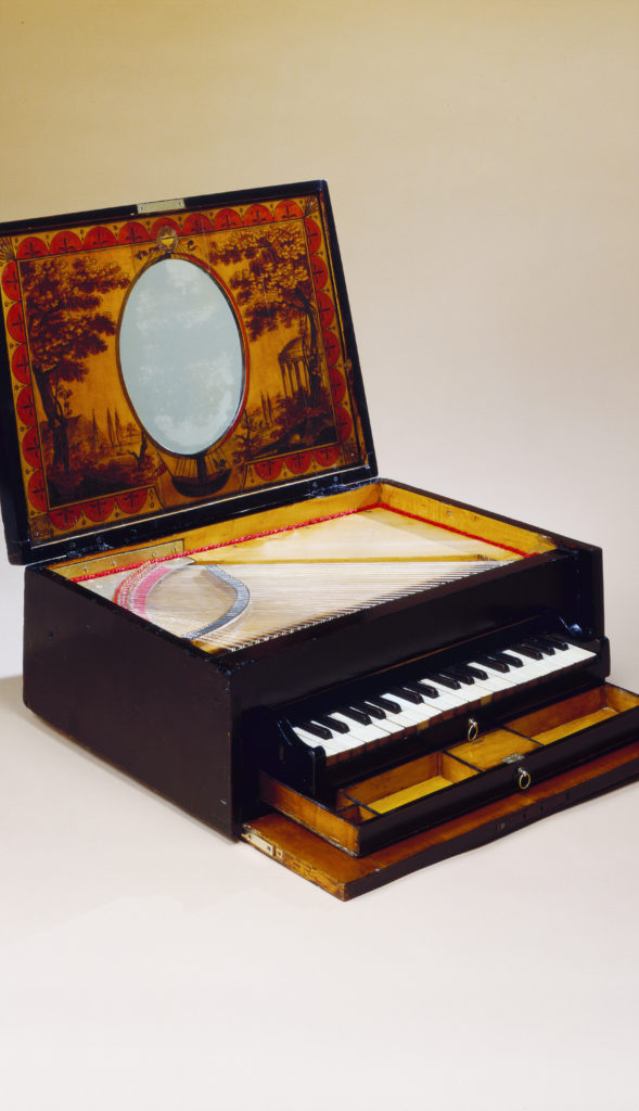 Portable Travelling Piano and Sewing Box