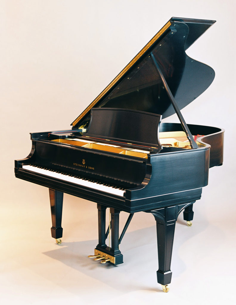 Steinway & Sons Piano Model L Satin Ebony 249957