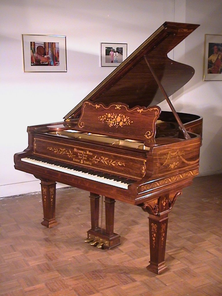 Steinway & Sons Piano Model B Marquetry