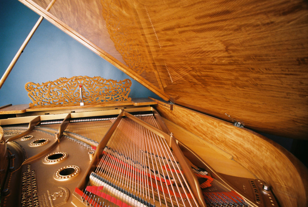 Steinway & Sons Piano Model A Satinwood 83445