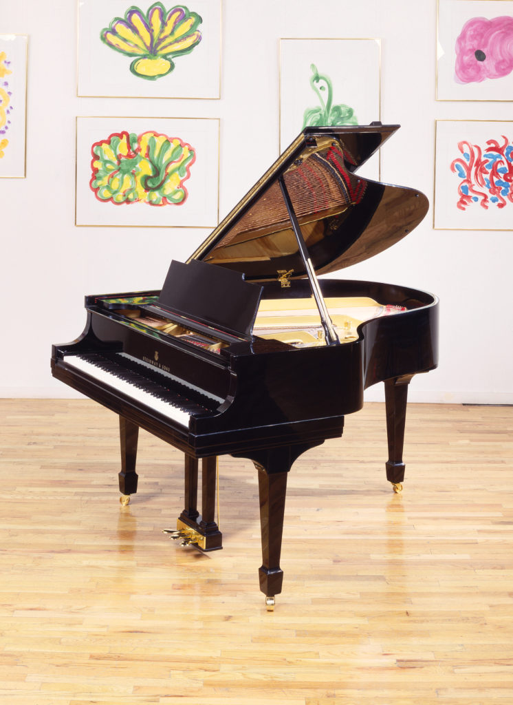 Steinway & Sons Grand Piano, Model M, High Gloss Ebony