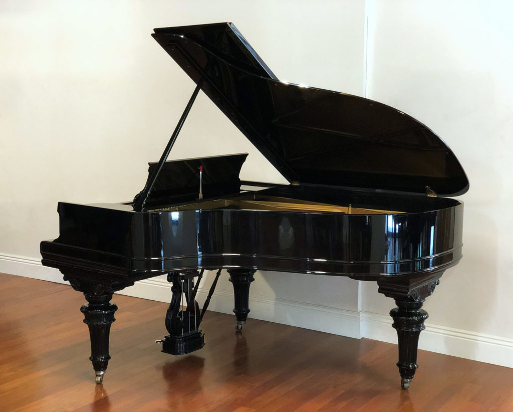 Steinway & Sons Grand Piano Model A Victorian Ebony