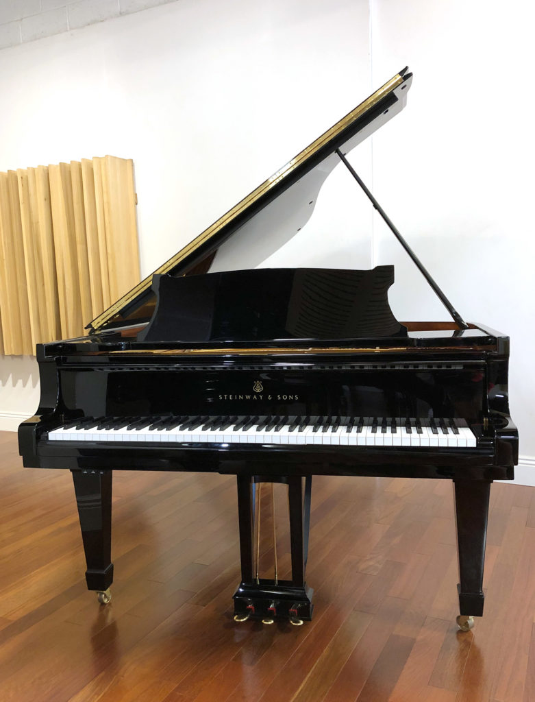 Hamburg Steinway & Sons Grand Piano Model B Ebony